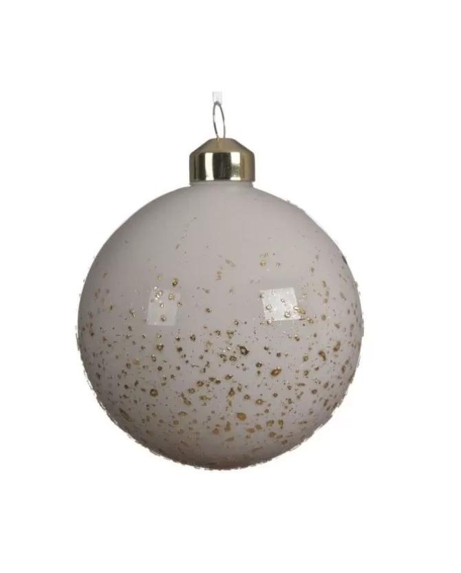 Sfera Pallina Smaltata In Vetro Con Schizzi Di Oro Luccicante Assortito>KAEMING Sale