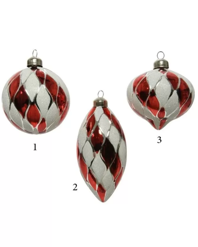 Sfere In Vetro Bianco E Rorro 3Ass 8 Cm>KAEMING Clearance
